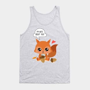 I'm nuts about you - Funny Valentines Day Tank Top